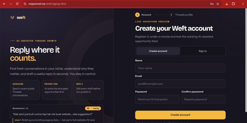 Weft – screenshot 6