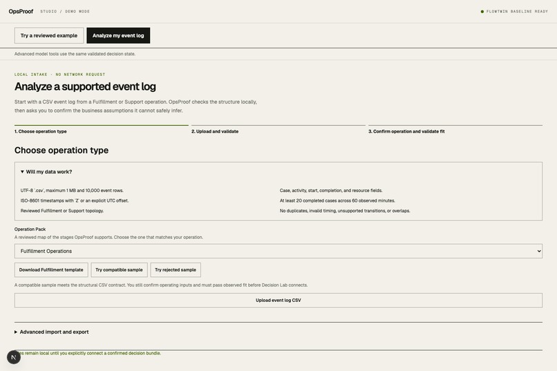 OpsProof: Stress-Test Changes Before They Reach Customers – screenshot 1