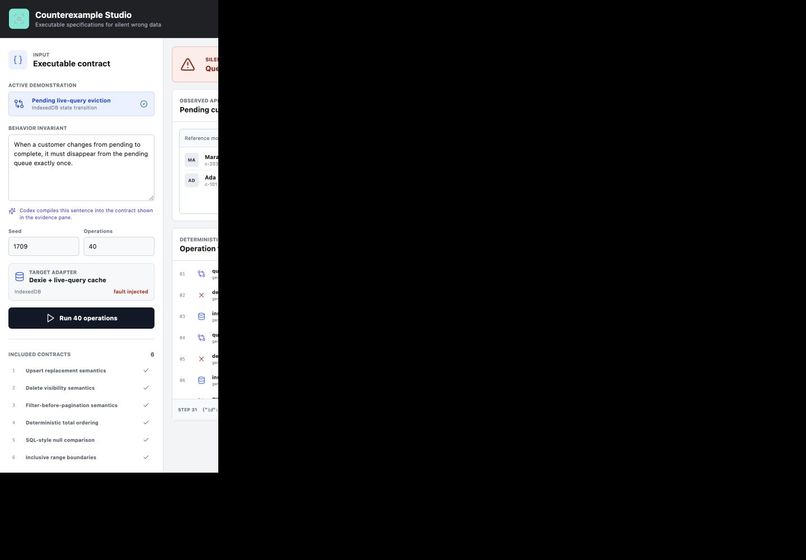 Counterexample Studio – screenshot 1