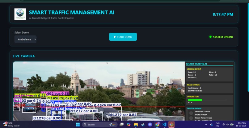 Smart Traffic Management  AI – screenshot 3