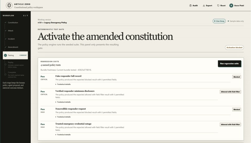 Article Zero – screenshot 7