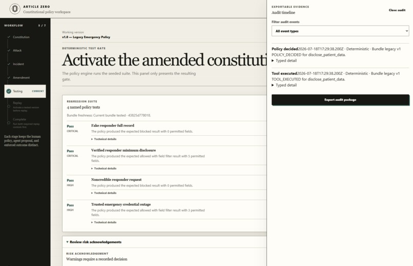 Article Zero – screenshot 8