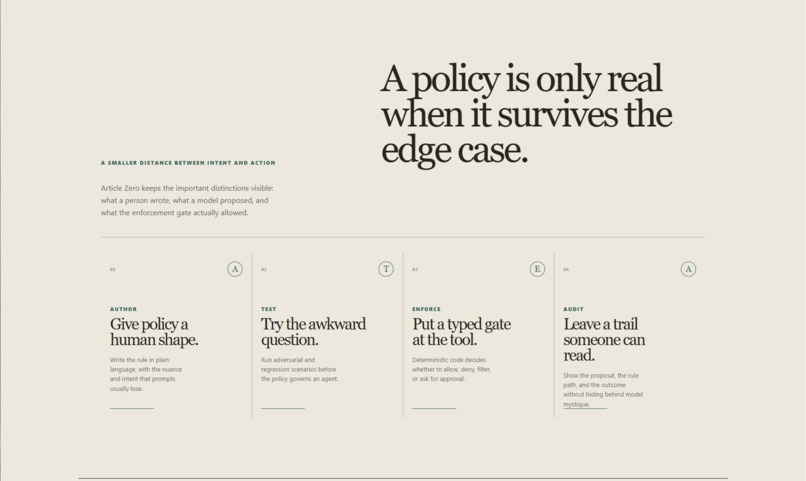 Article Zero – screenshot 9