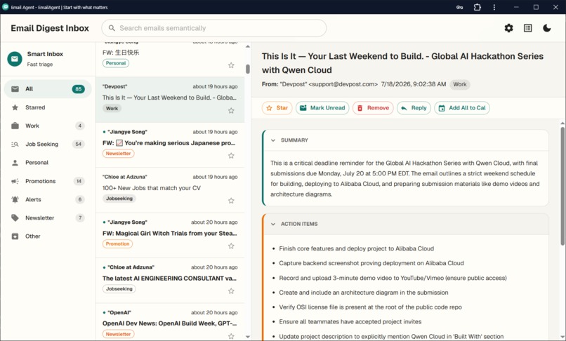 Email Digest Agent – screenshot 5