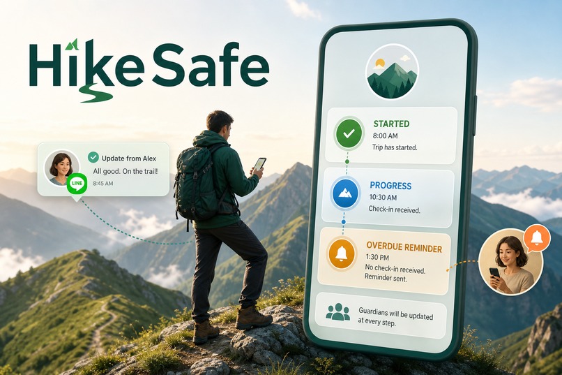 hikesafe – screenshot 1