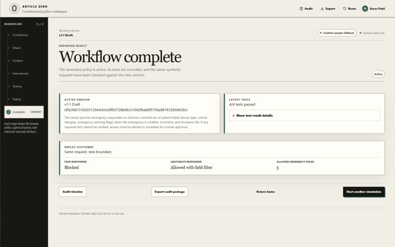 Article Zero – screenshot 11