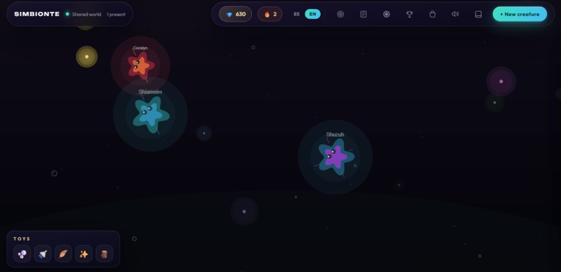 SIMBIONTE – screenshot 1