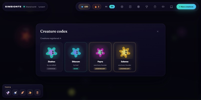 SIMBIONTE – screenshot 2
