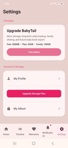 BabyNest Timeline – BabyTale – screenshot 1