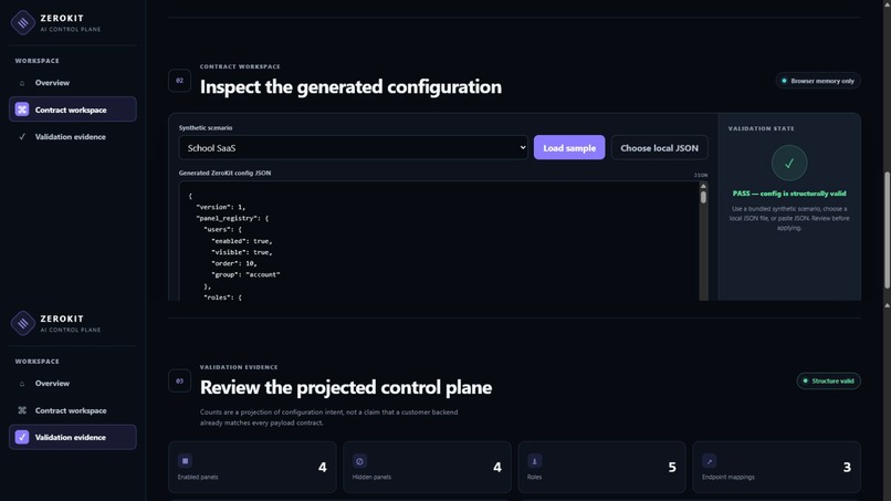 ZeroKit AI Control Plane – screenshot 3