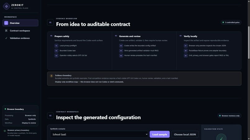 ZeroKit AI Control Plane – screenshot 4