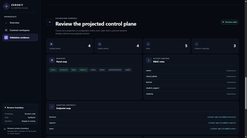 ZeroKit AI Control Plane – screenshot 5