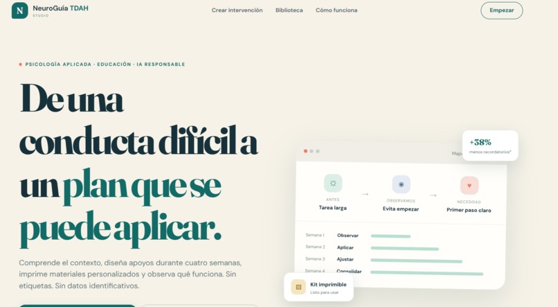 NeuroGuía TDAH – screenshot 1