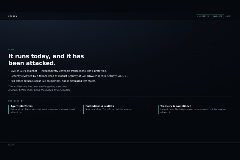 Eterna — Programmable Authority for AI Agents – screenshot 8