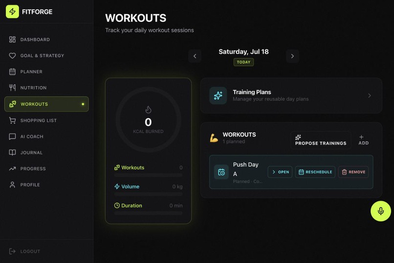 FitForge - AI Fitness coach – screenshot 3