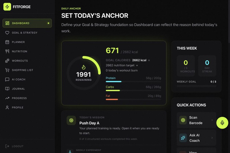FitForge - AI Fitness coach – screenshot 8