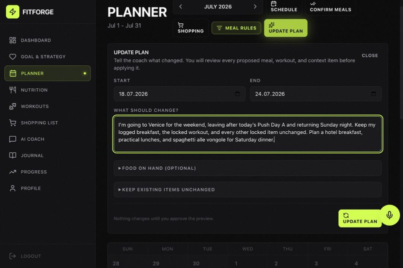 FitForge - AI Fitness coach – screenshot 9