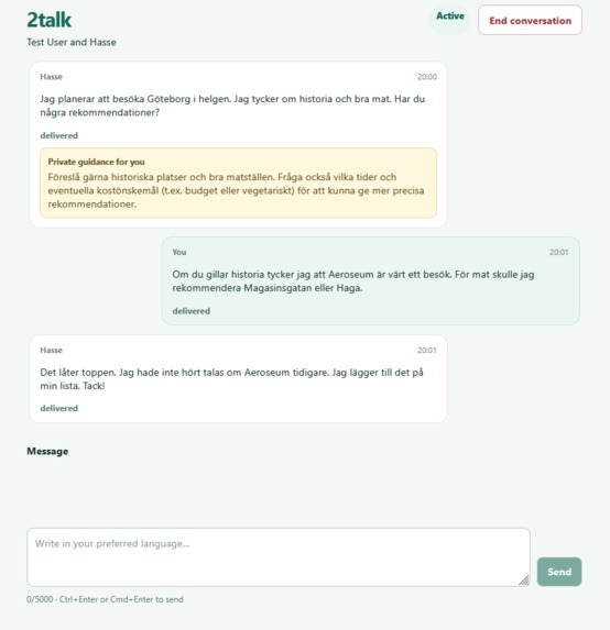 2talk – screenshot 3