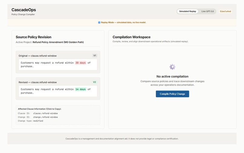 CascadeOps – screenshot 1