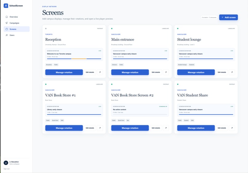 Schoolscreen – screenshot 4