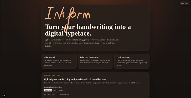 Inkform – screenshot 1
