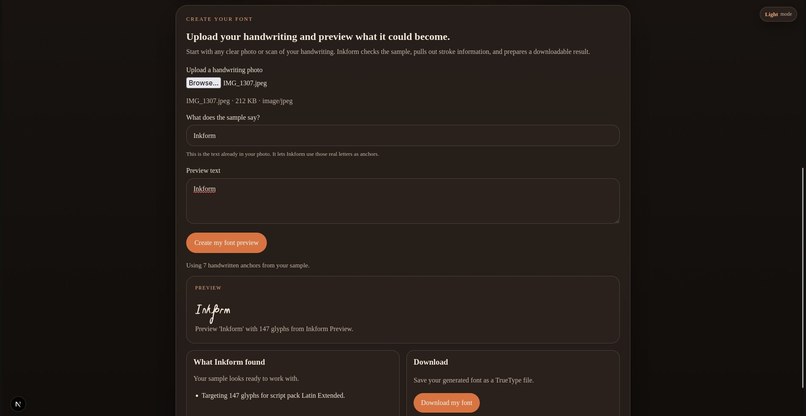 Inkform – screenshot 2