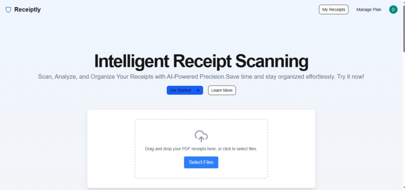 Receiptly – screenshot 1