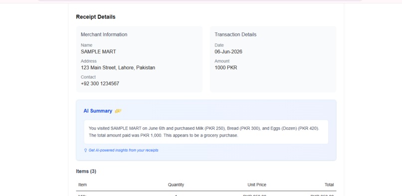 Receiptly – screenshot 6