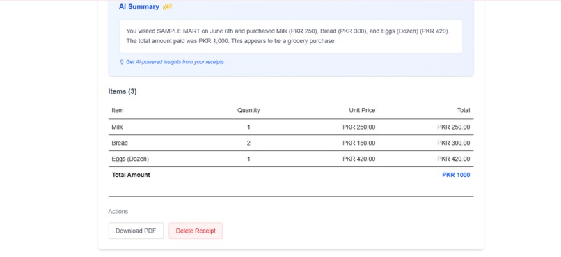 Receiptly – screenshot 7