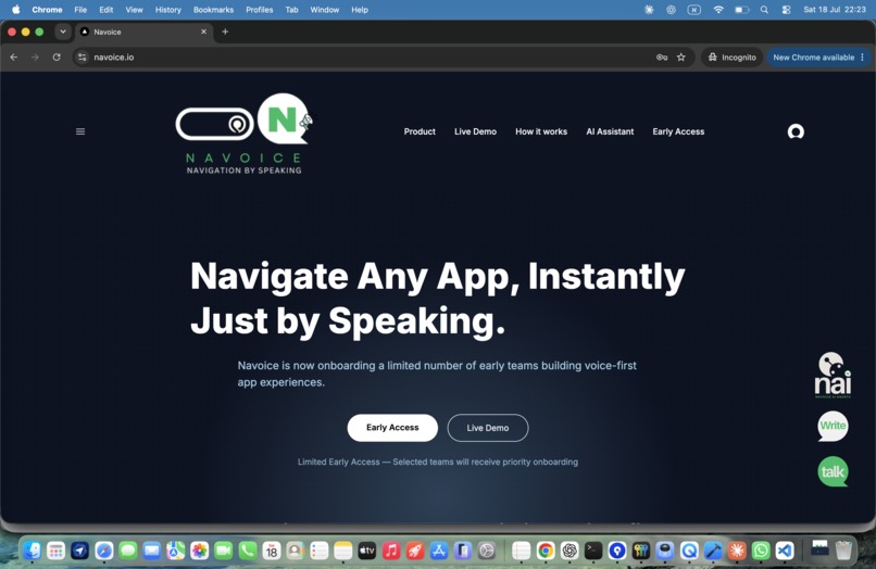 Navoice – screenshot 1