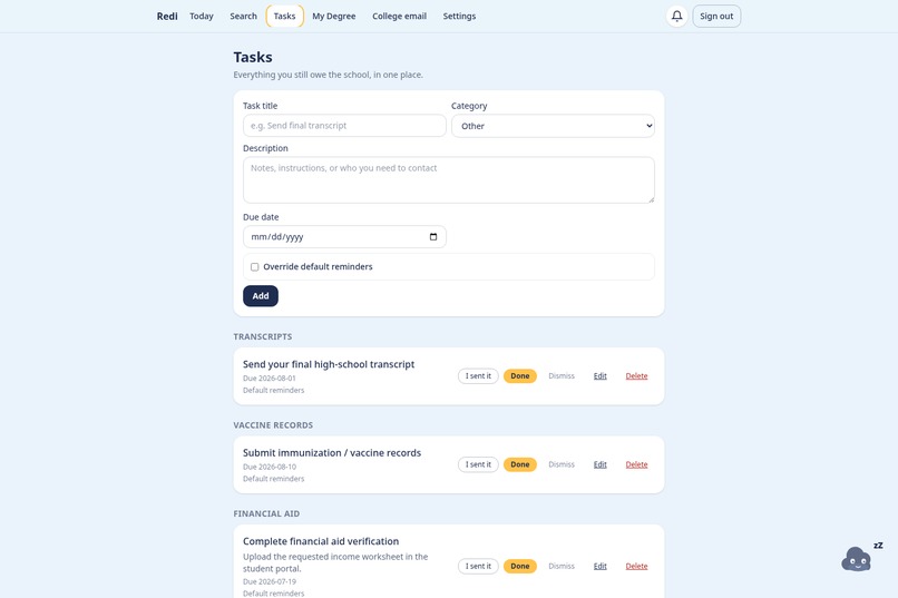College Redi – screenshot 12