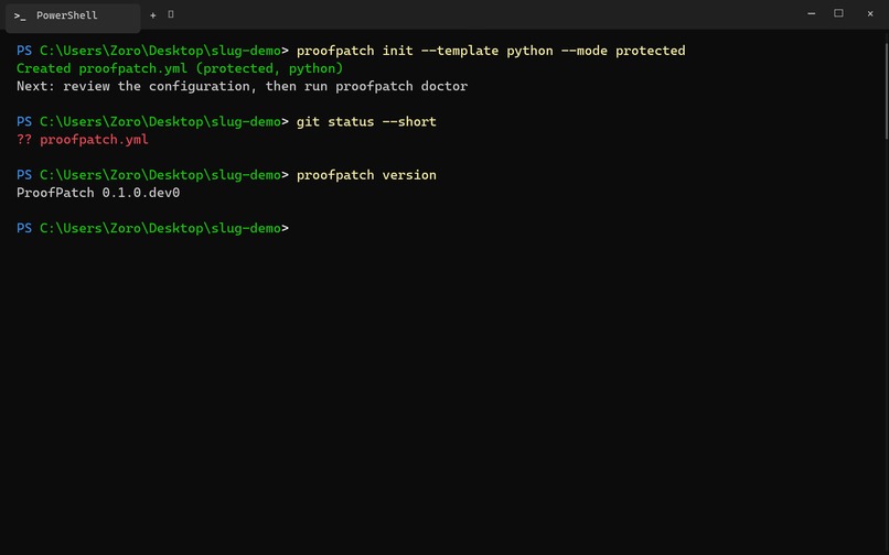 ProofPatch – screenshot 1