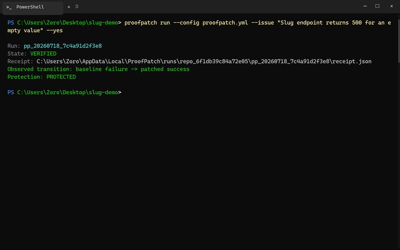 ProofPatch – screenshot 2