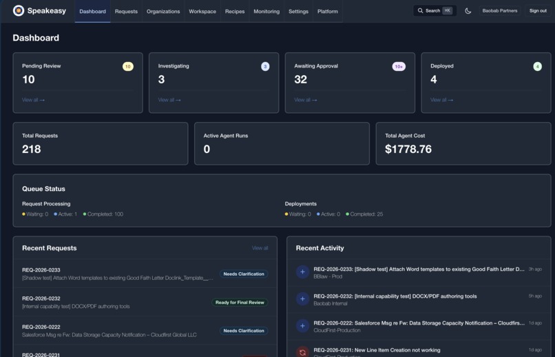 Speakeasy – screenshot 1