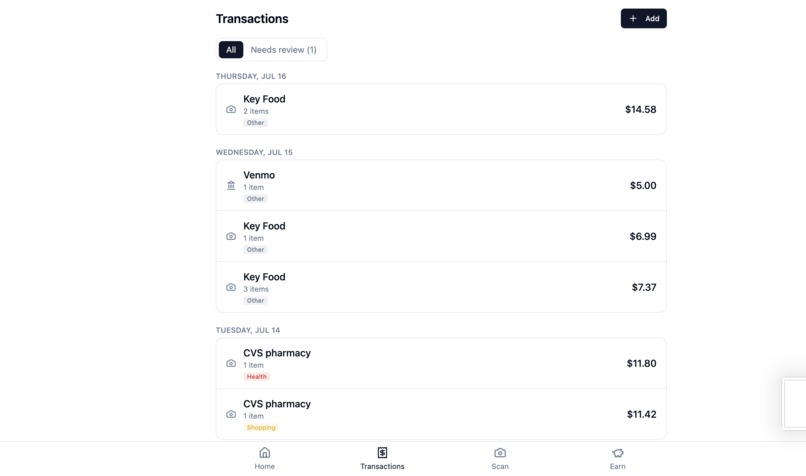 TrackIt – screenshot 2