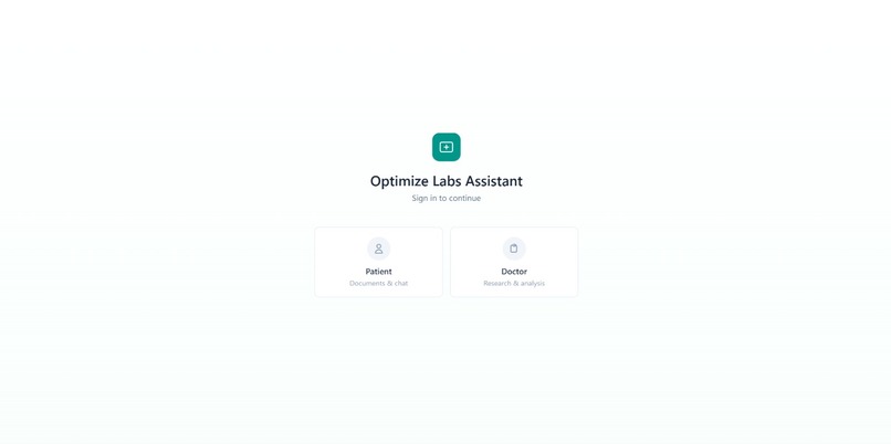 Optimize Labs Assistant – screenshot 2