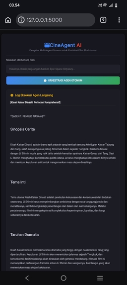 CineAgent AI – screenshot 2