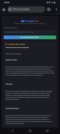 CineAgent AI – screenshot 3
