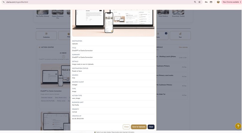 Clariia Action Inbox – screenshot 6