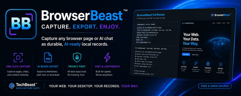 TechBeast™ Data Capture Suite – screenshot 10