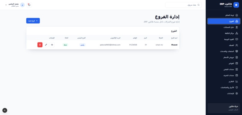 ERP FALCON FINANCE – screenshot 3