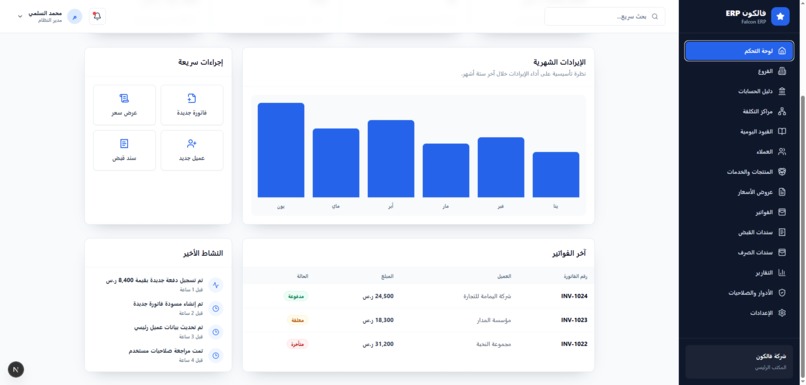 ERP FALCON FINANCE – screenshot 5