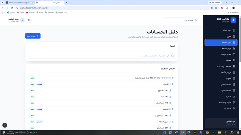 ERP FALCON FINANCE – screenshot 4