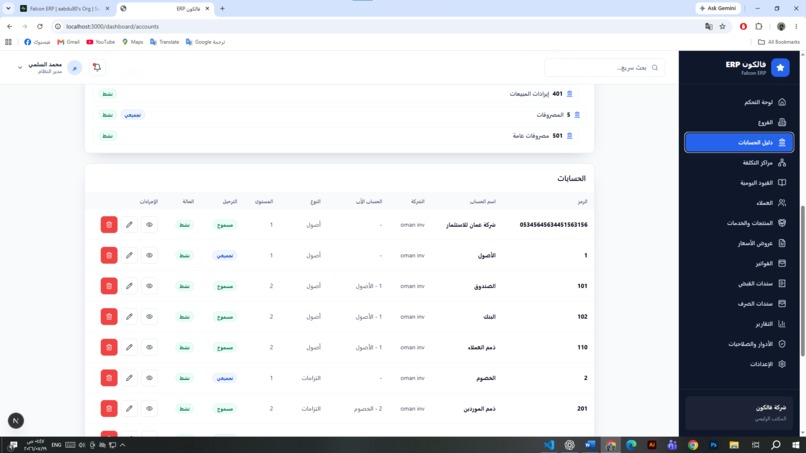 ERP FALCON FINANCE – screenshot 7