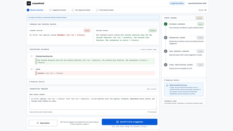 LessonProof – screenshot 3