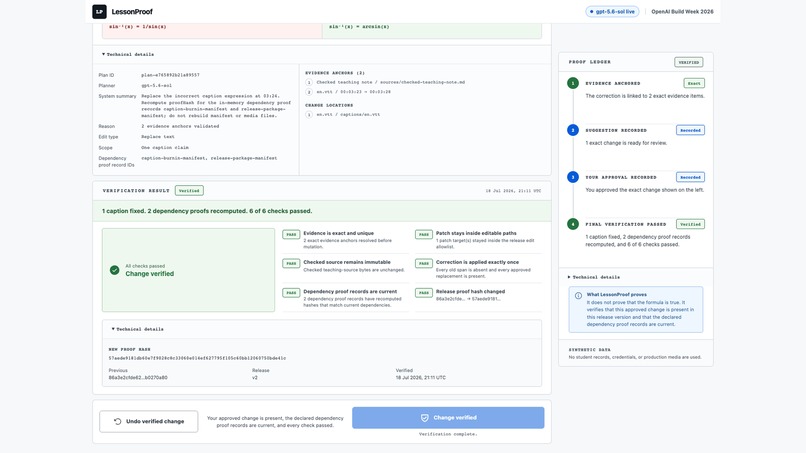 LessonProof – screenshot 4