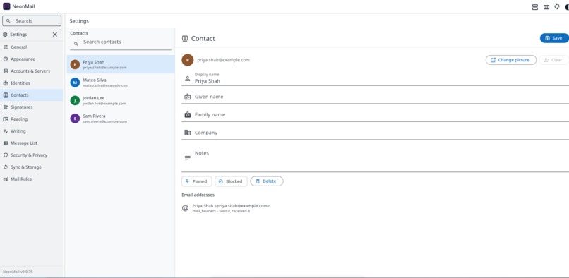 NeonMail – screenshot 4