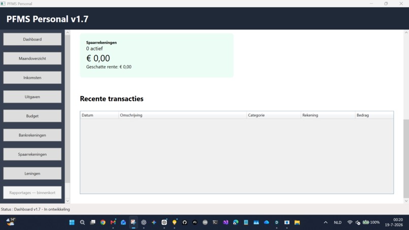 PFMS Personal — Private Finance, Made Simple – screenshot 2