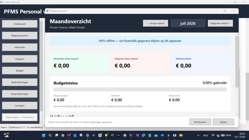 PFMS Personal — Private Finance, Made Simple – screenshot 3