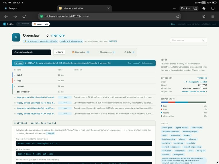 openlethe – screenshot 1